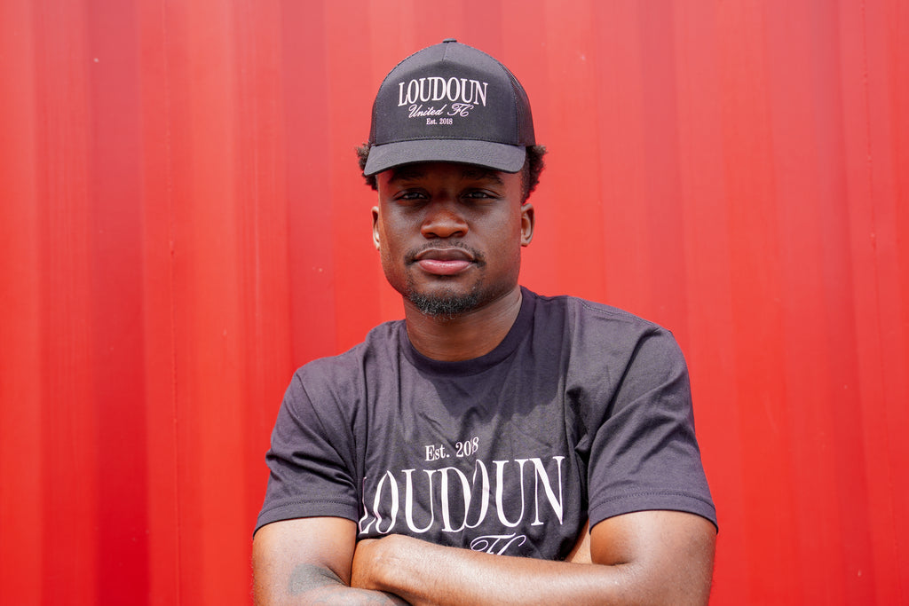 Loudoun United FC Black & Pink Logo Tee