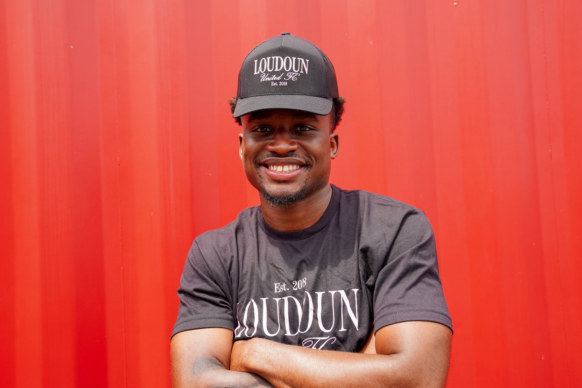 Loudoun United Black Pink Trucker Cap