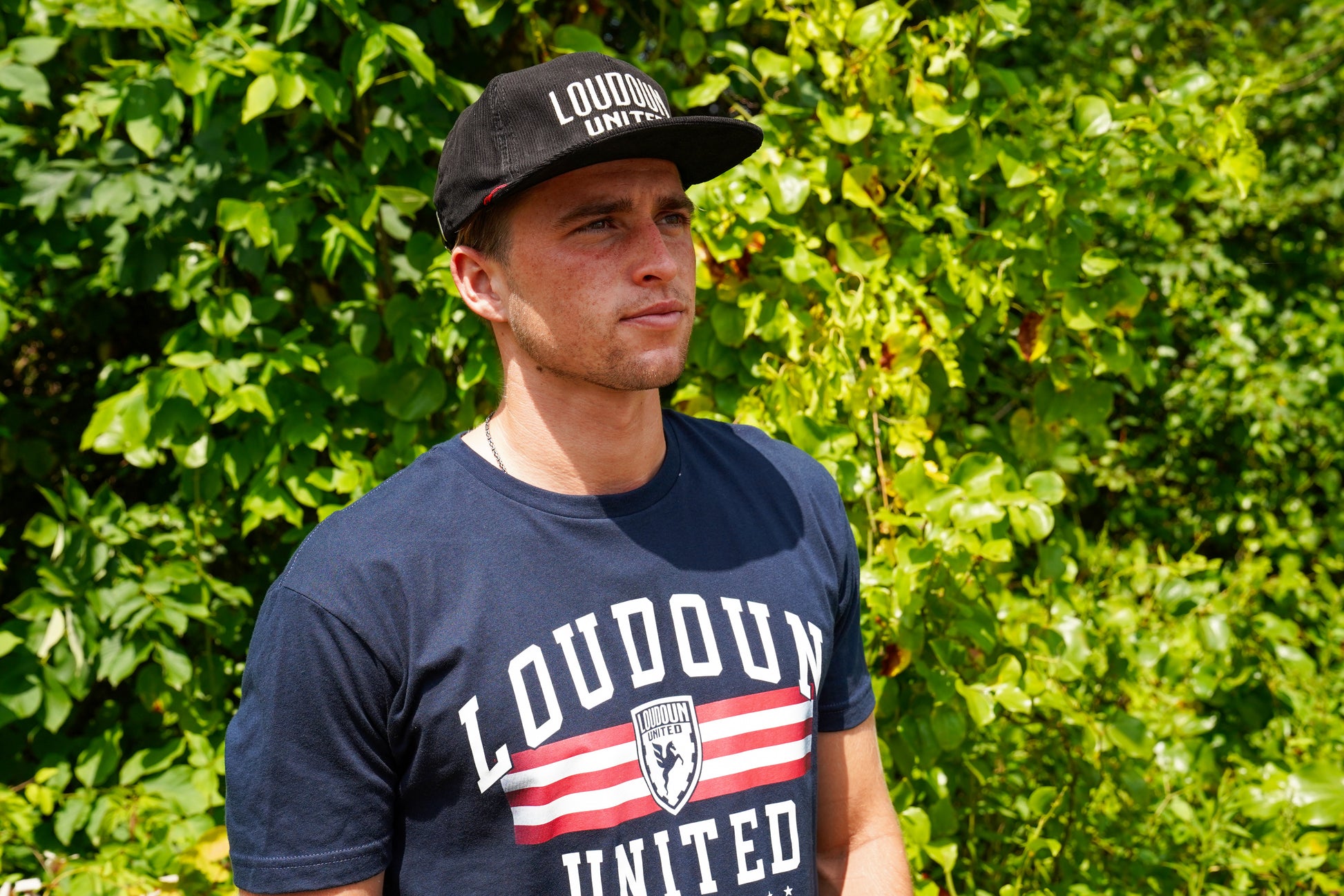 Loudoun United Black Cordoroid Hat