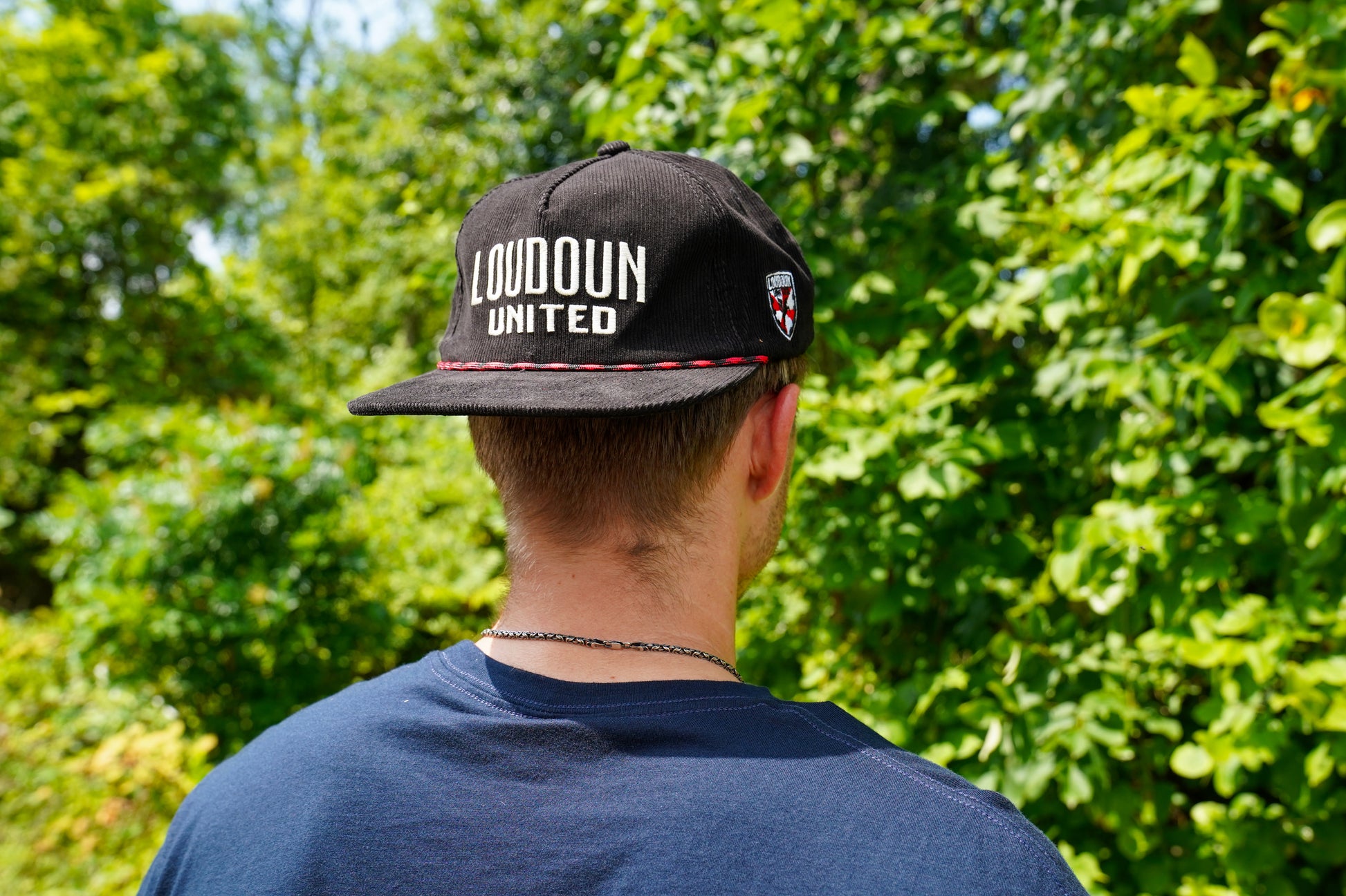 Loudoun United Black Cordoroid Hat