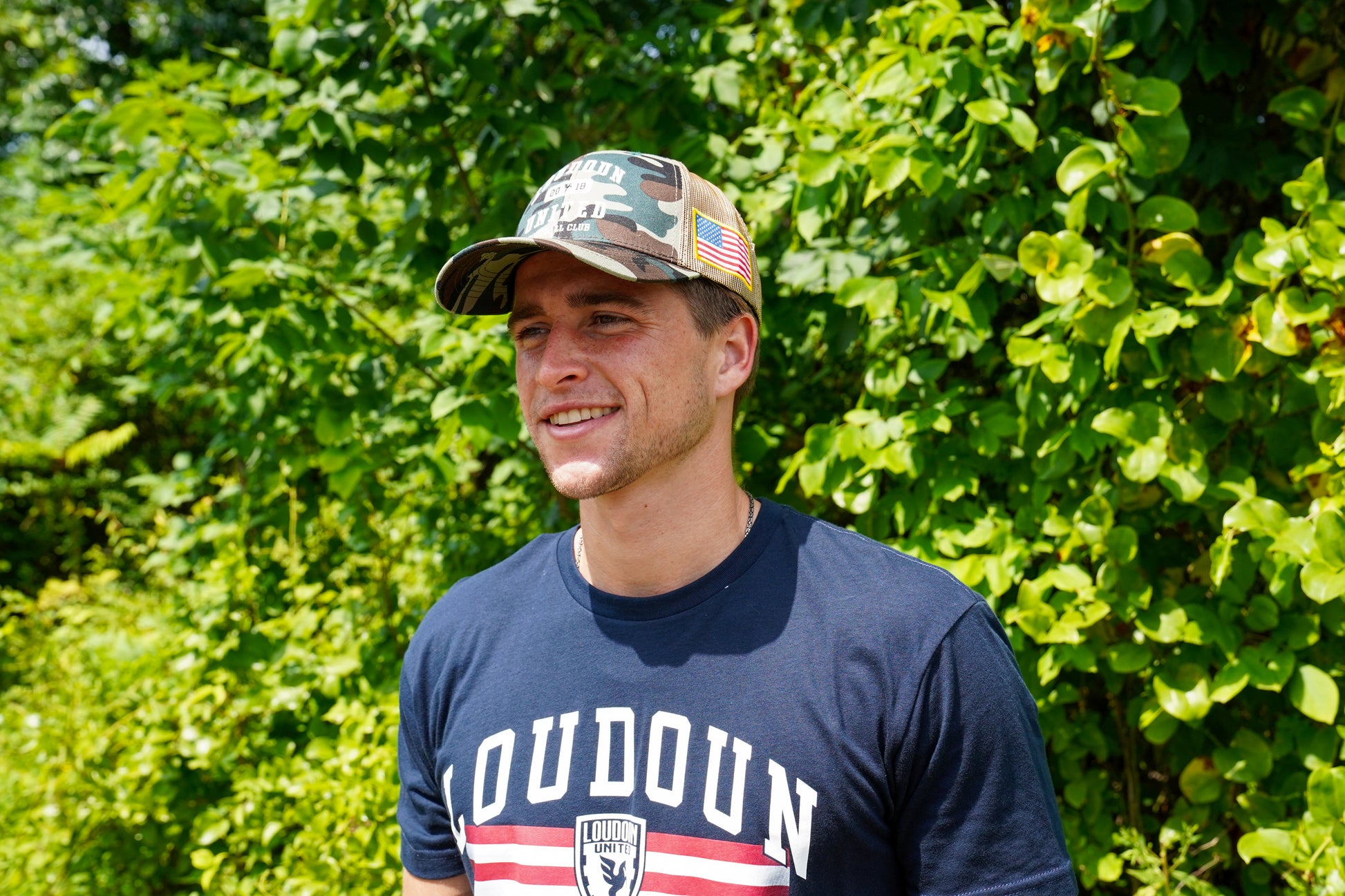 Loudoun United Military Camo Mesh Hat