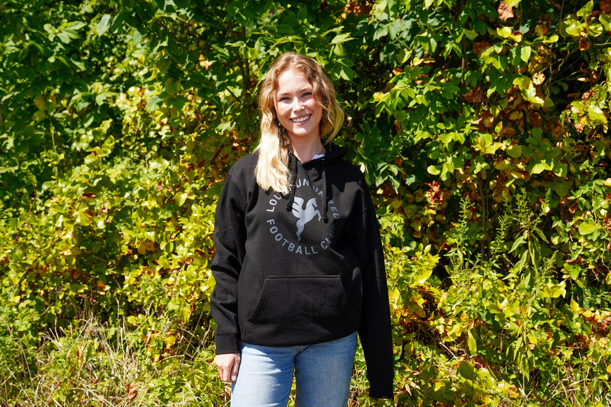 Black on Black Pegasus Hoodie