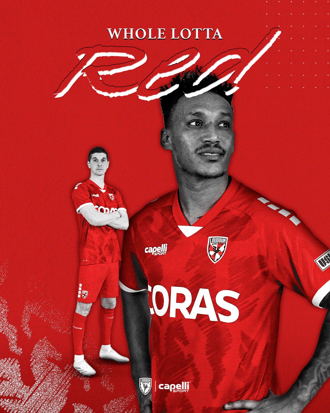 2025 Loudoun United Whole Lotta Red Kit Jersey