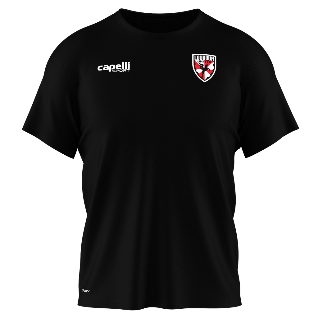 Capelli Adult Sport Black Performance Training Tee