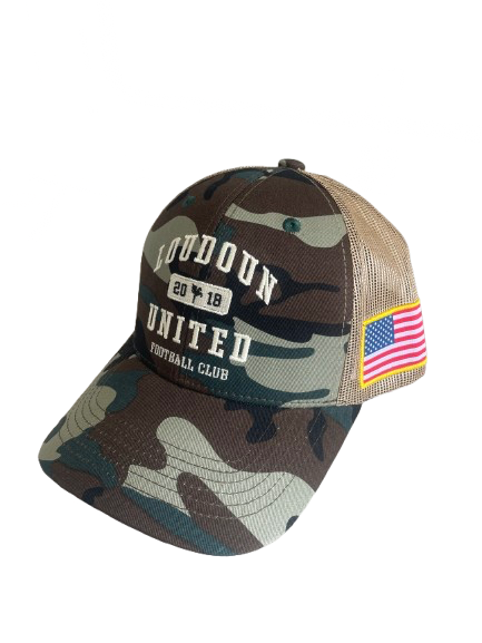 Loudoun United Military Camo Mesh Hat