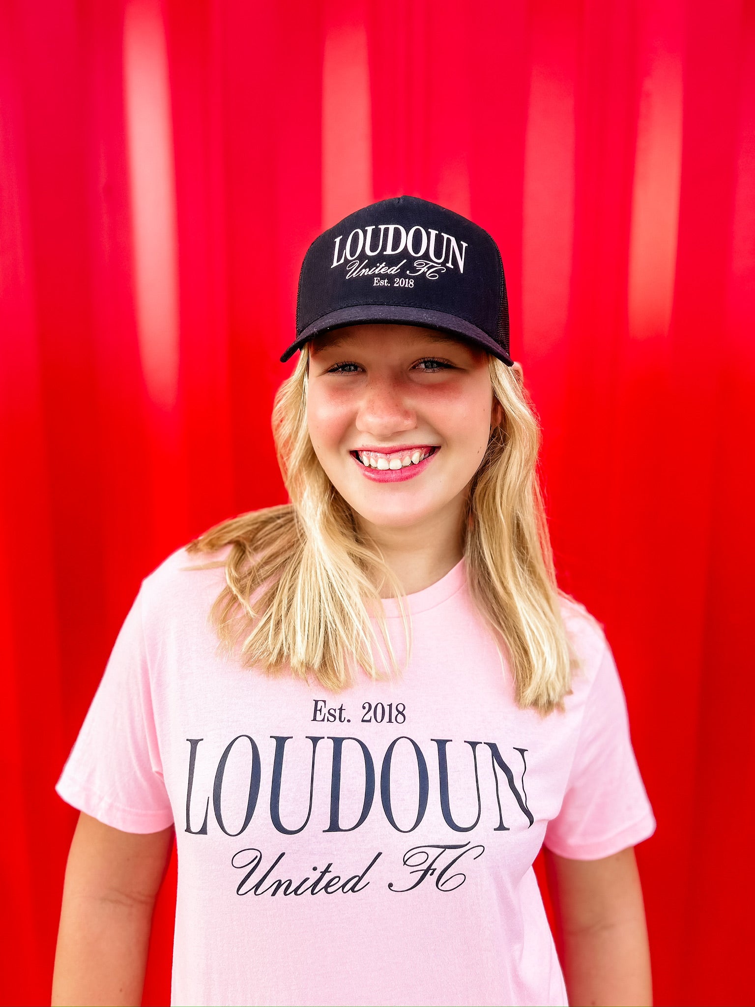 Loudoun United FC Youth T-Shirt Light Pink