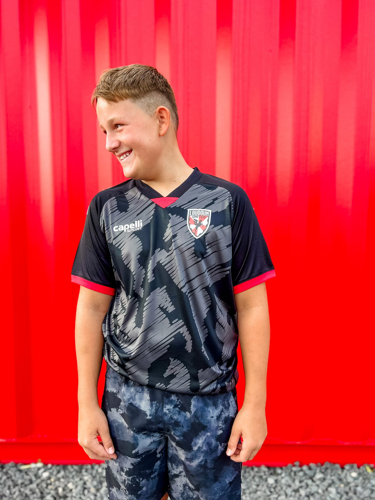 Kids Loudoun United Shadow Kit Jersey