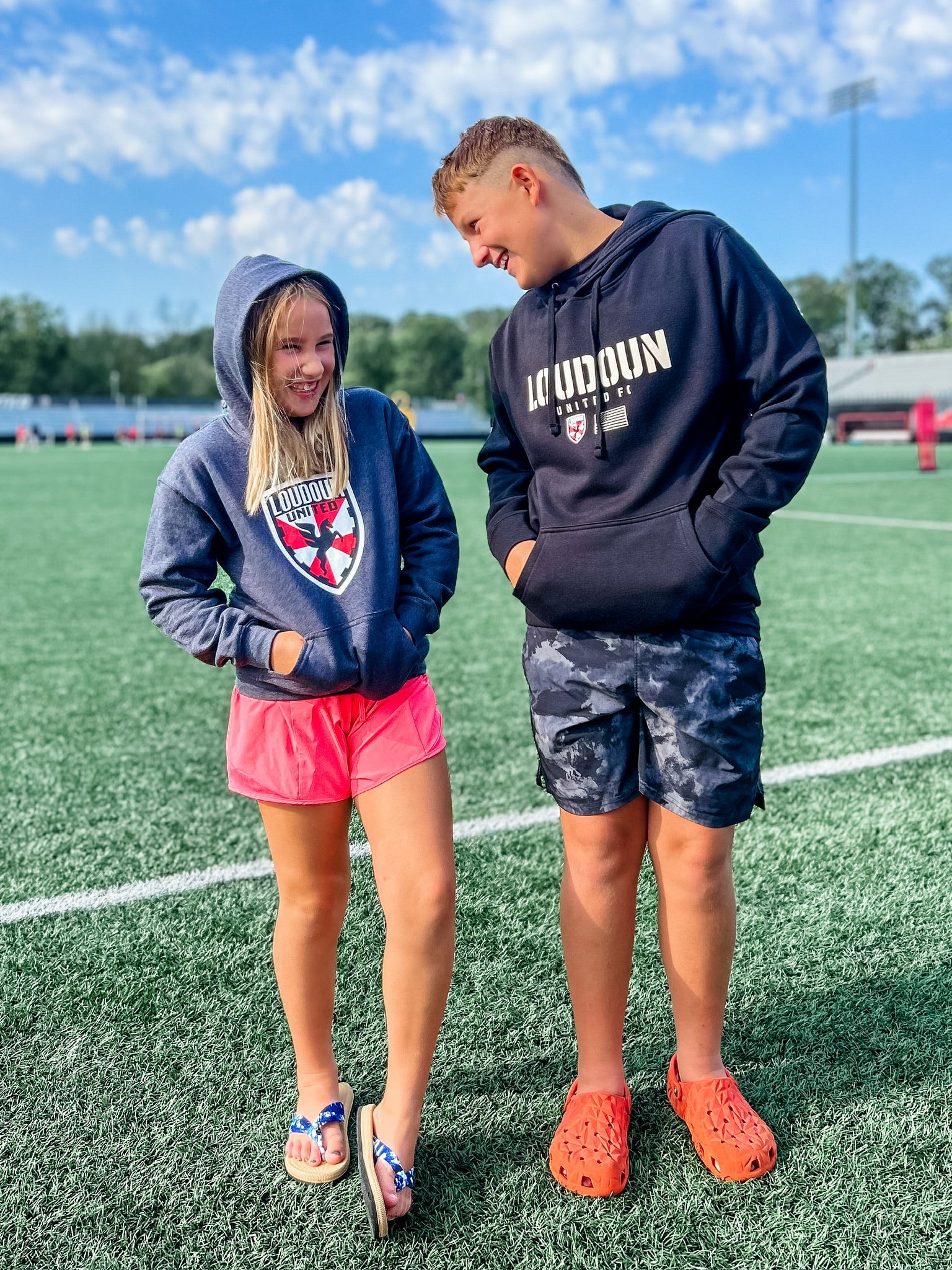 Kids Loudoun United Military Hoodie