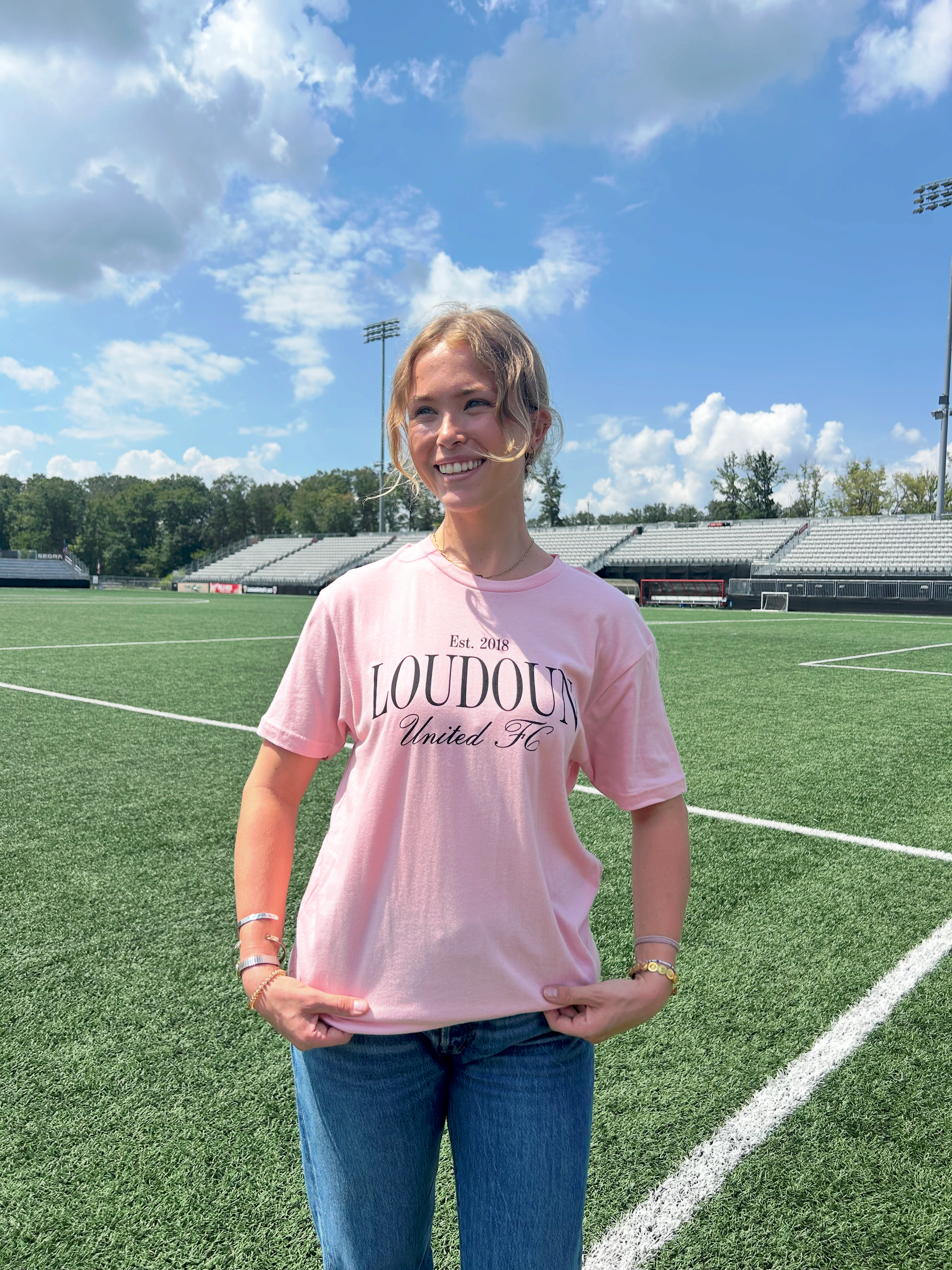 Loudoun United FC T-Shirt Light Pink