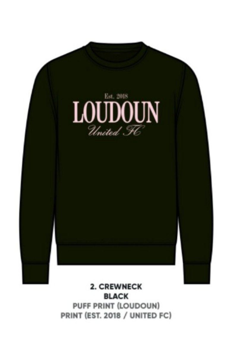 Loudoun United FC Puff Crewneck