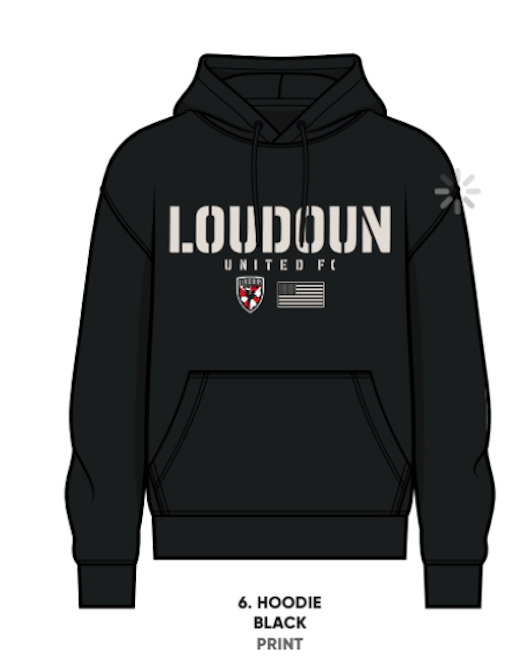 Adult Loudoun United Military Hoodie